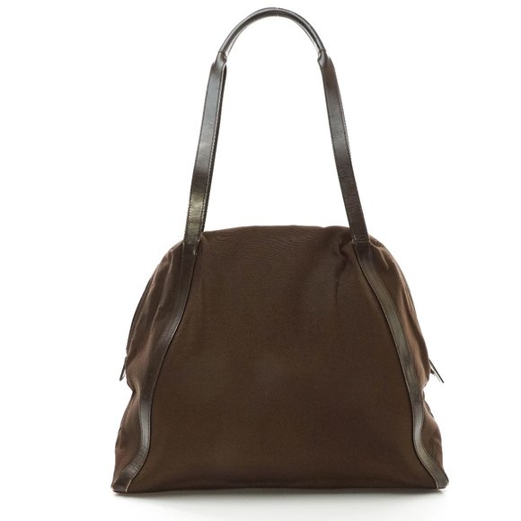 Auth Gucci Gg Hand Bag Brown #11340G46